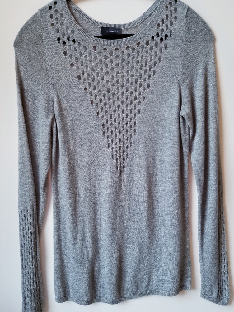 The Limited gray sweater